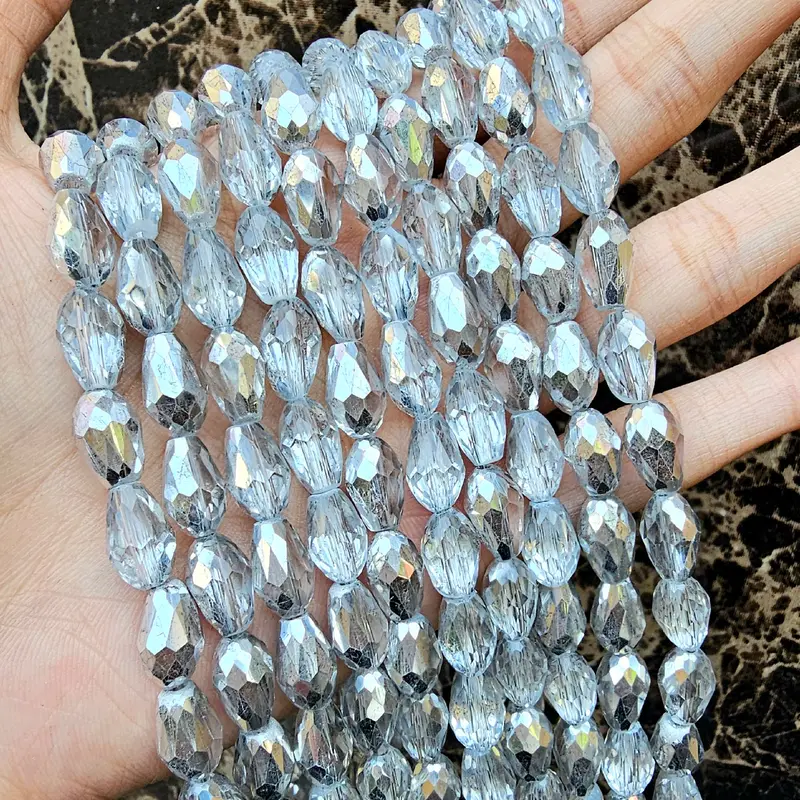 Crystal Kristal Ceko Tetes 8mm x 11mm - BH130 8