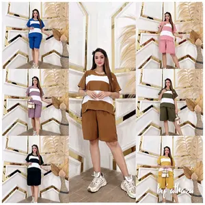 one set pendek jumbo  ld 120 cm cringkel airflow