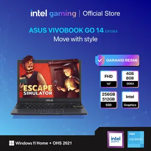 ASUS VIVOBOOK GO 14 E410KA N4500 8GB 512GB W11+OHS 14.0FHD BLIT BLU -FHD455