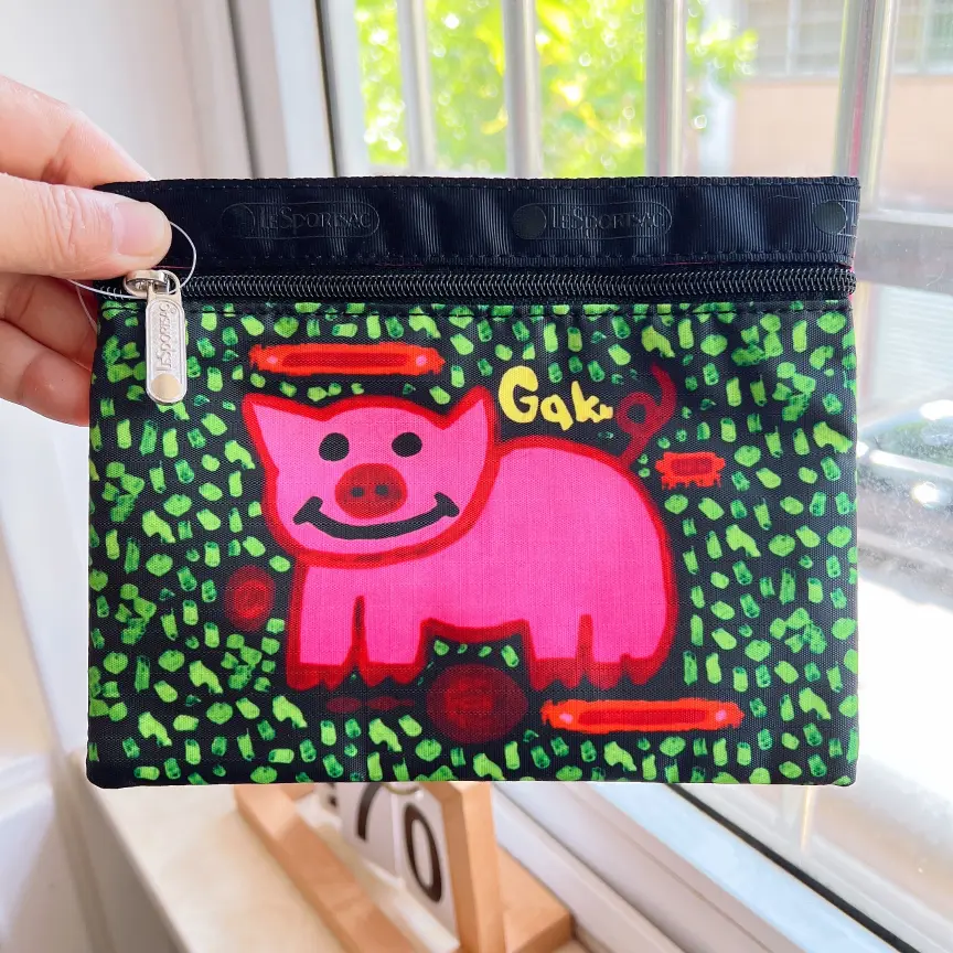 Cute Cosmetic Bag Mobile Phone Bag One-Piece Organizing Bag Mask Bag Large Capacity Zipper Buggy Bag Multi-Color Optional