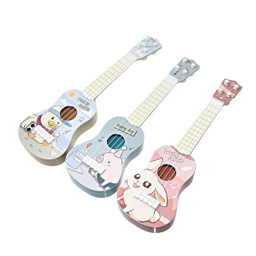 Đàn Ghi Ta Trẻ Em, Món Quà Đẹp, Đồ Chơi Giải Trí Cổ Điển, 4 Dây, Đồ Chơi Giáo Dục Sớm, Nhạc Cụ Có Dây, Đồ Chơi Trẻ Em, Đàn Ghi Ta Mini, Nhạc Cụ, Phong Cách Cổ Điển, Ukulele, Động Vật, Ukelele