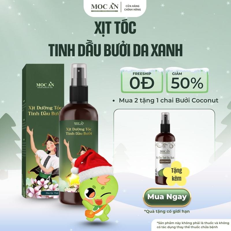  Xịt Dưỡng Tóc Tinh Dầu Bưởi Da Xanh  Pomelo  Mộc Ân Haircare 120ml 