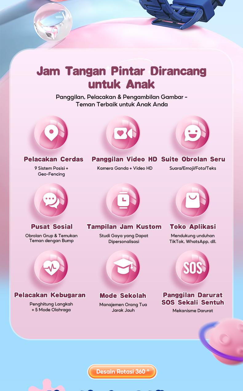 Kiumo Jam Tangan Anak 4G Kiumo Smartwatch Dengan Kamera Ganda Anti Air IP67 Smartwatch Anak Gps Digital Bluetooth Mirror Space Watch Running Ada Pace Smart Band Wifi Screen Monitor Smartwatch 360° Rotating Dual Camera HD Video Calling Jam Tangan Pink Lcd Kiumo Jam Tangan Anak 4G Kiumo Smartwatch Dengan Kamera Ganda Anti Air IP67 Smartwatch Anak Gps Digital Bluetooth Mirror Space Watch Running Ada Pace Smart Band Wifi Screen Monitor Smartwatch 360° Rotating Dual Camera HD Video Calling Jam Tangan Pink Lcd