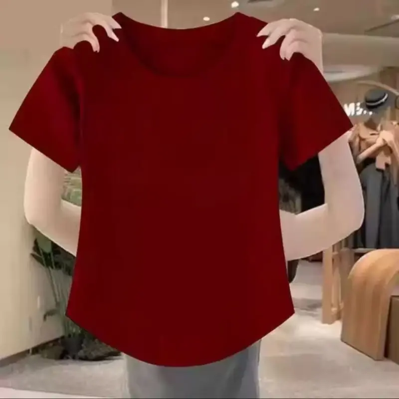 Kaos Oblong Wanita/Bahan Spandek Distro Printing Premium/Lengan Pendek/Atasan/Baju Kasual/T-shirt 6