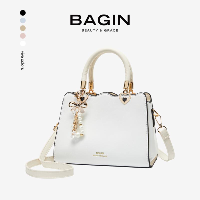 Túi Xách Nữ Bagin Kiểu Dáng Công Sở Đi Tiệc Sang Trọng Tặng Kèm Charm Da PU Cao Cấp Chống Nước Chống Trầy [gy-1088]