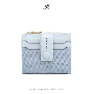[LIVE EXCLUSIVE] JIMS HONEY - Celly Wallet  (Free Exclusive Box) Dompet Lipat Wanita Kartu Uang mini kecil Kulit tipis