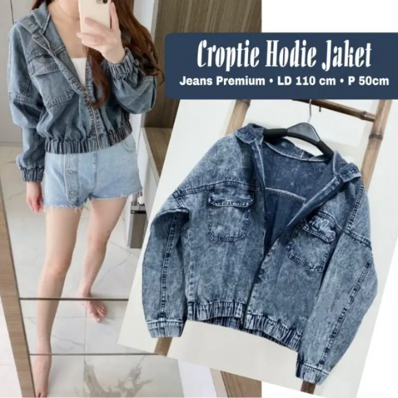 Croptie jacket hoodie