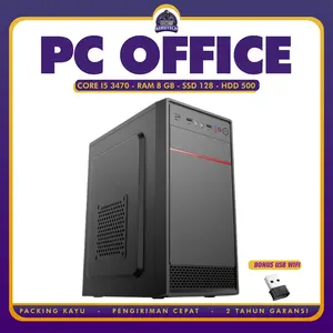PC RAKITAN ADMIN EDITING CORE I5 RAM 8 GB UNTUK SEKOLAH DAN KANTOR DAN RESTORAN Computer Cpu Hardisk Kabel