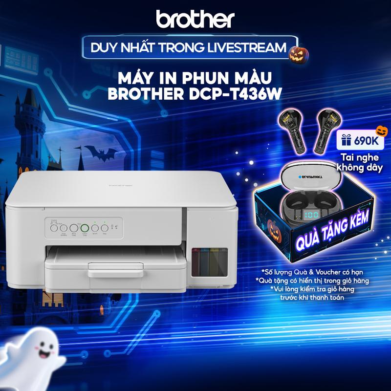 Máy in phun màu đa năng Brother DCP-T436W