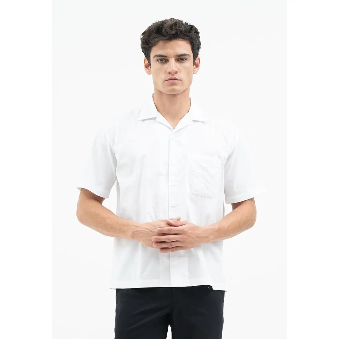Jack Nicklaus Prodigy Kemeja Pria Lengan Pendek Regular Fit White