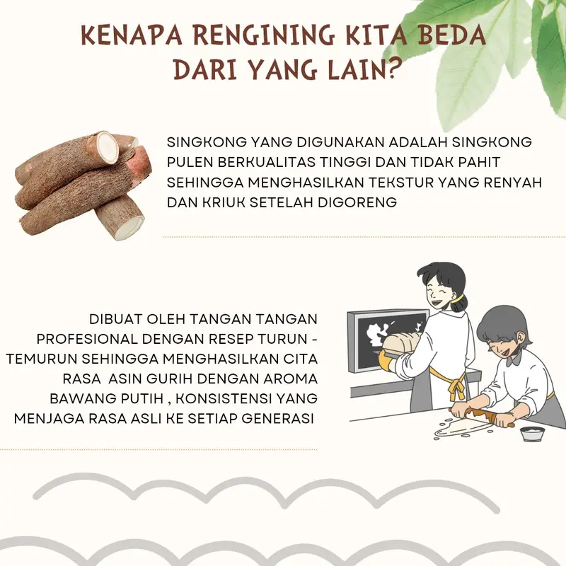 Rengginang / Rengining Singkong Isi 30pcs Mentah Asin Gurih siap goreng | cemilan food Snack 2