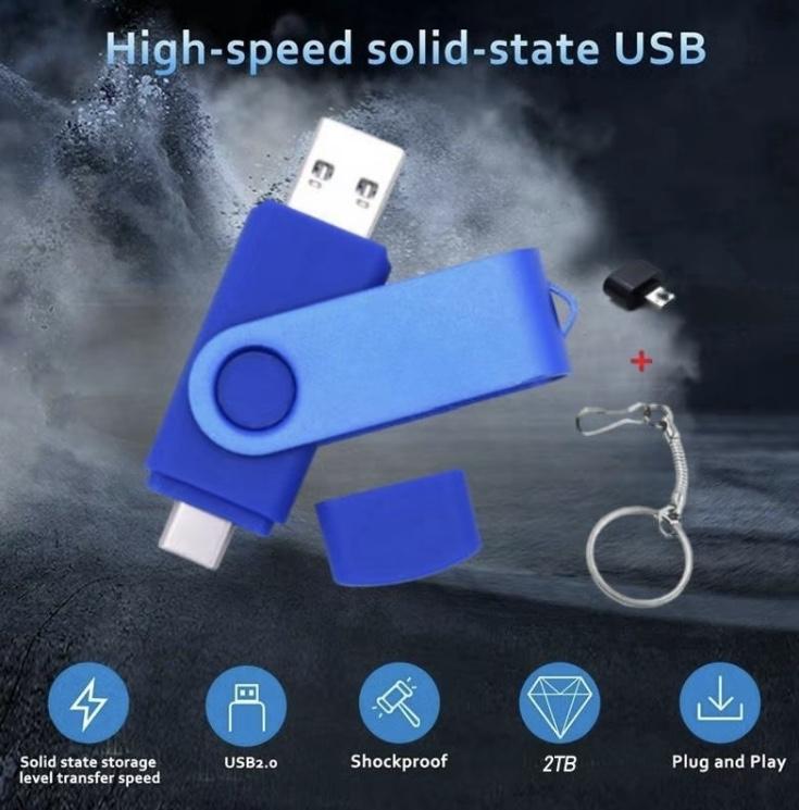Data storage Flash disk 2 in 1 OTG USB Type /Micro flash drive  32G 16G  High speed Pen Drive for Phone/Tablet/PC Metal terabyte  flash  drive  iphone   2tb  original   iphone flash  external a  2  in  1 Flashdisk Type C 3.1 android 64GB Portable mobil 0