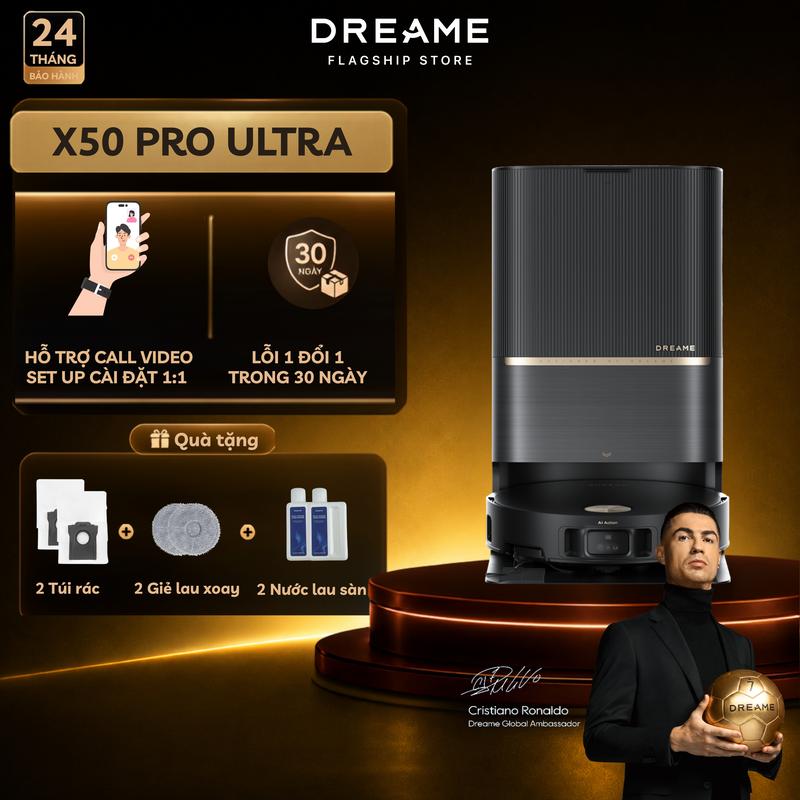 Robot Hút Bụi Lau Nhà Dreame X50 Pro Ultra | Bản Quốc Tế