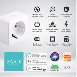 Colokan Listrik Pintar BARDI WiFi - Smart Home 4