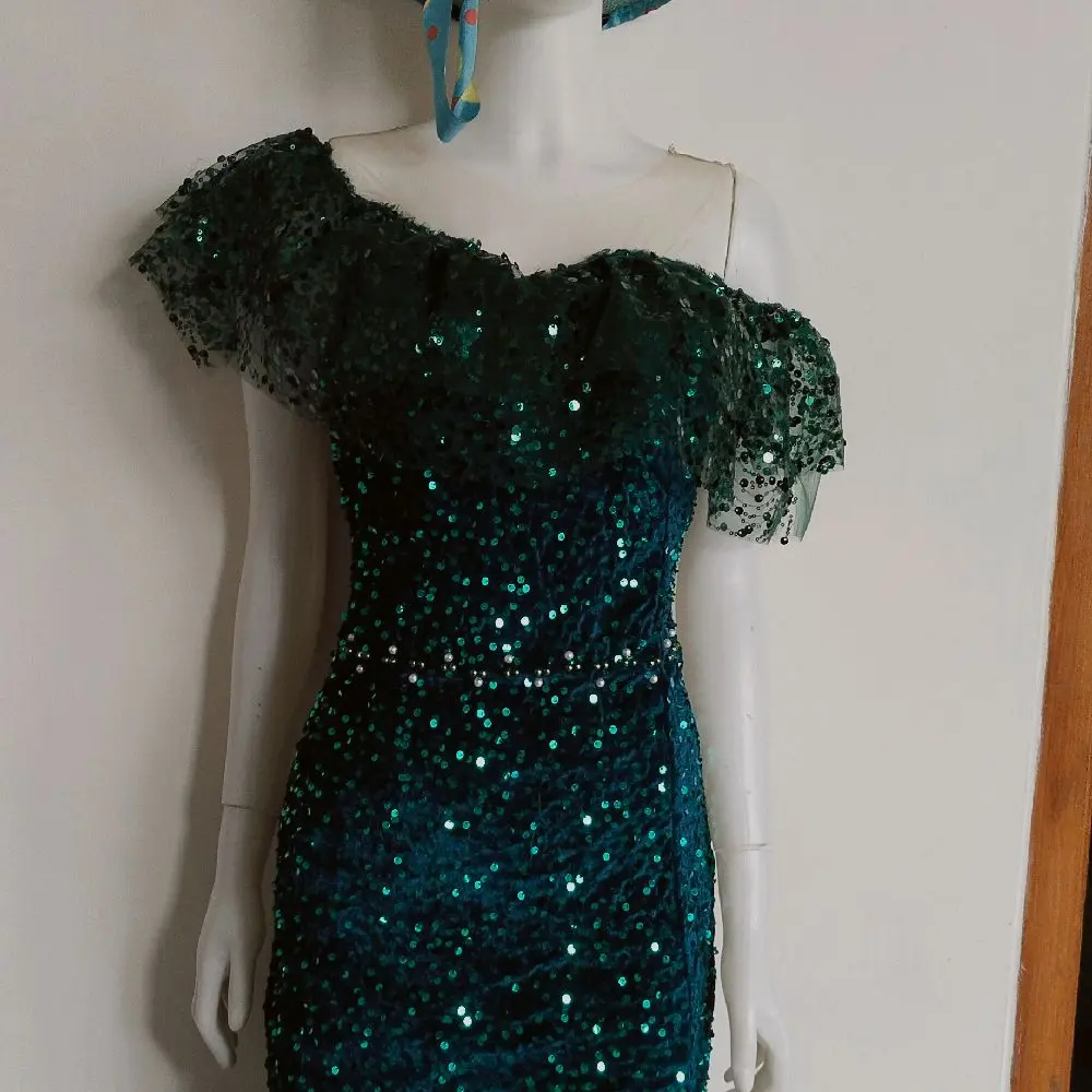 dres pesta, dres singer, dres bludru payet hitzz