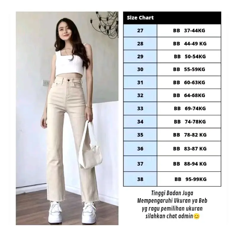 Cutbray Jeans Higwaist Dark Wosh Aleena Premium 5