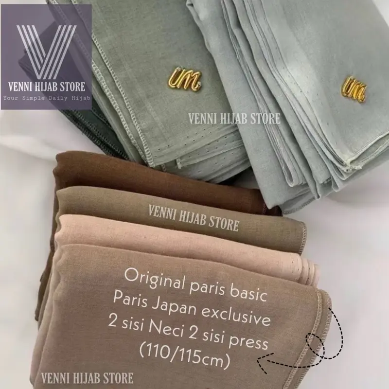 PARIS ORI UMAMA SCARF Square Voal Jilbab 5