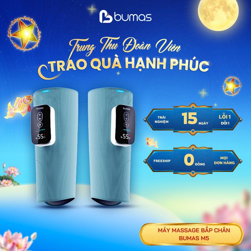 [BUMAS] Máy Massage Chân BUMAS M5- Máy Massage Chân Công Nghệ Khí Nén Bionic