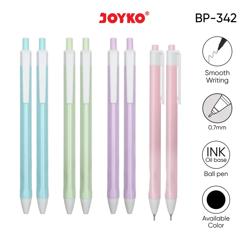 Ball Pen Pulpen Pena Joyko BP-342 Vokus 0.7 mm 0