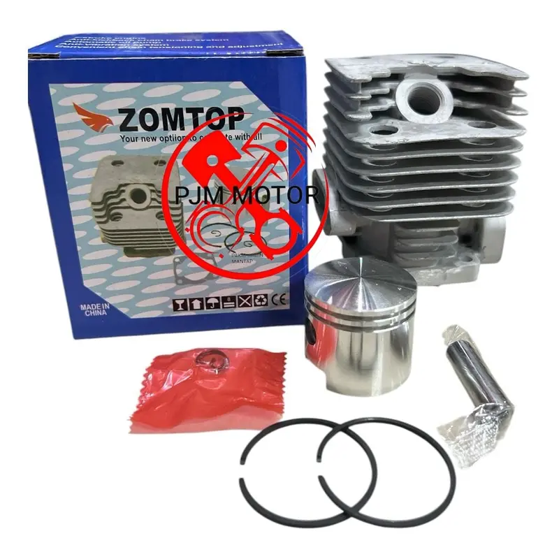 328 petak  (ABU) Cylinder Block Blok Komplit piston ring Mesin Potong Rumput 318 328 338 BG 328 yamamoto tanika daito firman 0