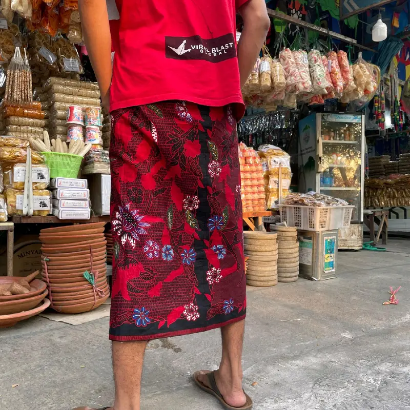 SARUNG MARLENA MADURA/SARUNG WANITA/SARUNG PRIA KHAS MADURA (SUDAH. DI JAHIT) Muslim 3