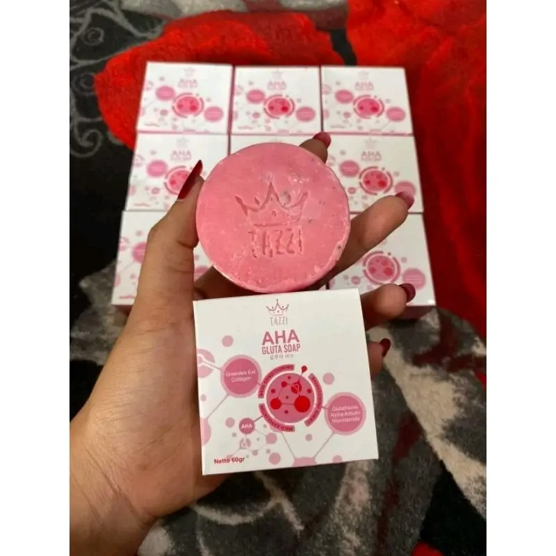 Aha Tazzi Gluta Soap Sabun Wajah Bisa Di Pakai Seluruh Badan Sabun Wajah Memutihkan Wajah Mencerahkan Muka 3