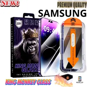 FOR SAMSUNG TEMPERED GLASS SERIES ( A ) SUPERFIT KING MONKEY EASY INSTAL GLASS SPY