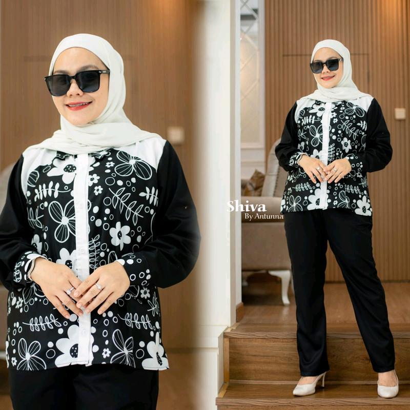 AZIZA SANA SAMIRA SET CELANA BY ANTUNNA Setelan Wanita 9