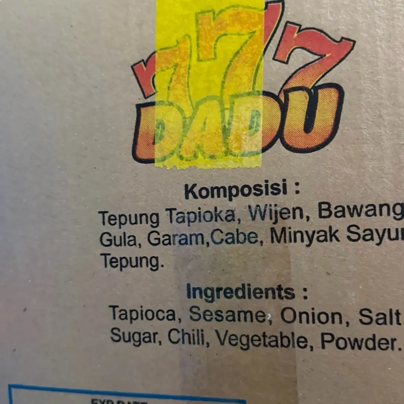 DUD DADu KUNING/ ORI