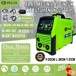 Maja Mesin Las MMA MIG Inverter Mesin las Mesin trafo las Mesin las Mesin trafo las Welding machine Mesin las Alat las IGBT Pengelasan manual Pengelasan listrik Pengelasan busur argon Pengelasan terlindung