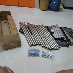 Jemuran Baju Dinding Tarik Lipat Rak Jemuran Pakaian Bedcover Multilayer Stainless Steel Anti Karat Minimalis