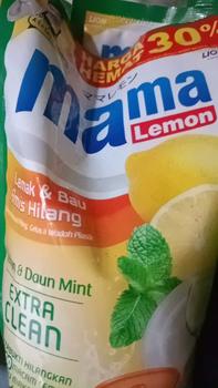 Product Review of Mama Lemon Sabun Cuci Piring Lemon & Daun Mint Refill 680ml x2 from 🌹**🌷 0
