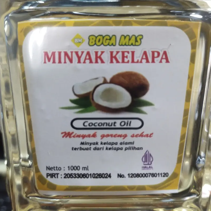 Paket Hemat Isi 2 Botol Minyak Goreng Kelapa Sehat 1 Liter Per Botol [2 LITER (2000ML)] Coconut Coocking Oil (Minyak Goreng Kelapa 2 L) 5
