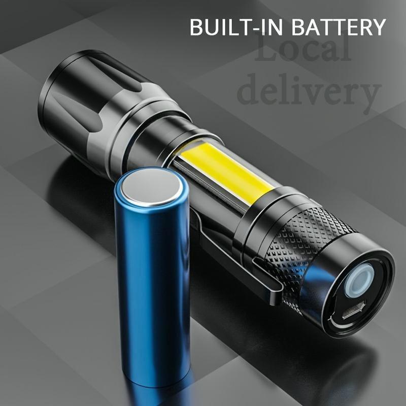Product Introduction of （Ready Stock ）Mini 3 Mode LED Rechargeable TouchLight USB Waterproof Mini TorchLight lampu suluh LED Zoomable 10