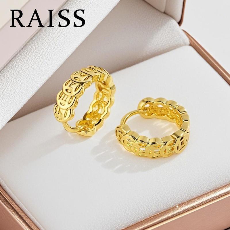 Bông Tai Quyến Rũ, MAY MẮN, Thiết Kế Tiền Và Đồng Tiền Xu, Làm Bằng Thép Không Gỉ, Dành Cho Phụ Nữ, Không Gây Dị Ứng