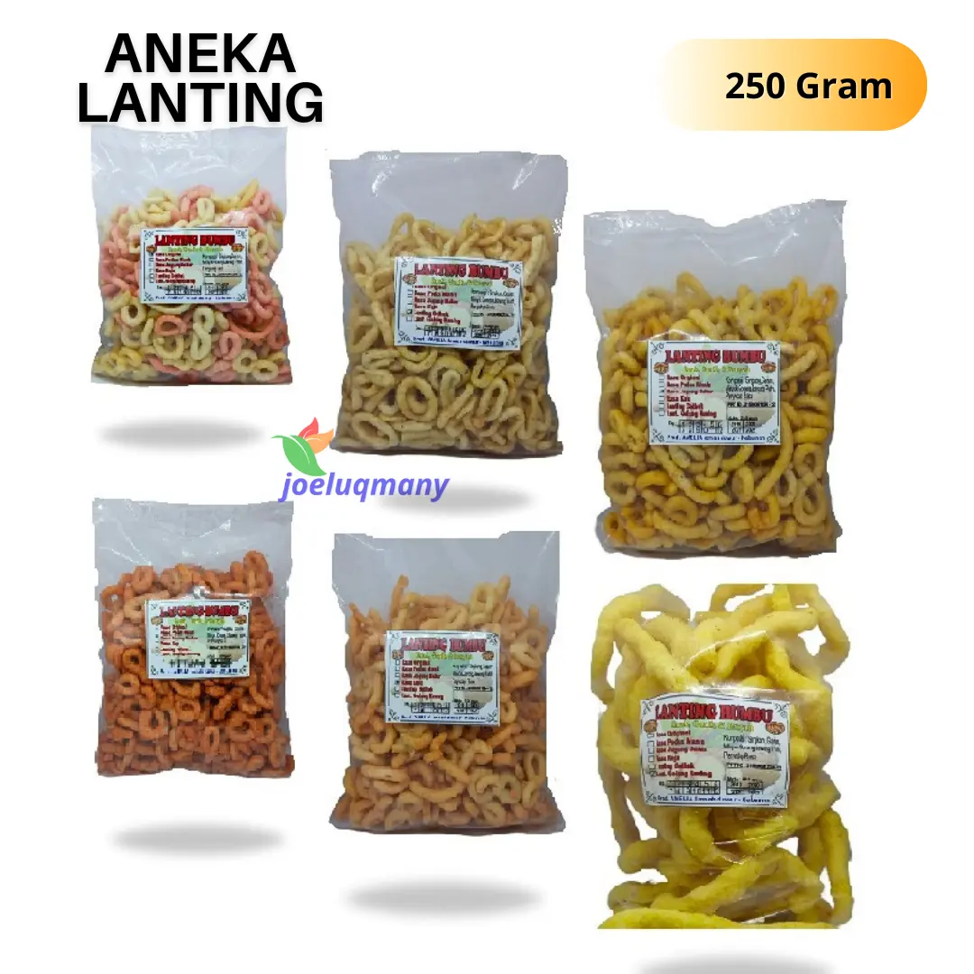 Lanting Bumbu Aneka Rasa Cemilan Gurih Renyah Jajanan Keripik Kering Crispy Camilan Snack Food Pedas Manis