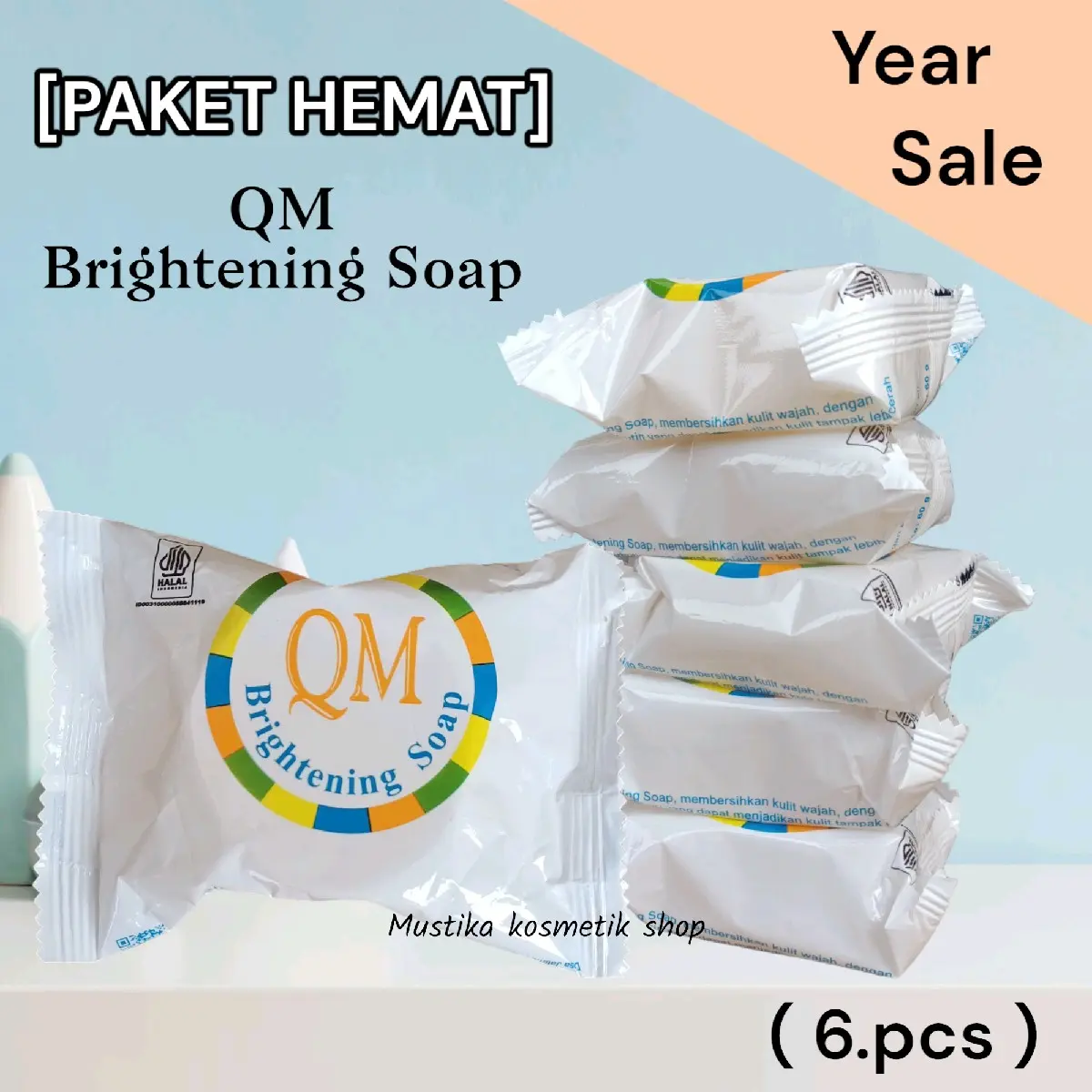 [PAKET HEMAT] Sabun QM Brightening Soap (6pcs)
