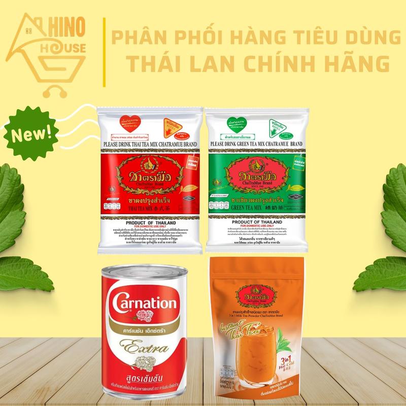 Trà Thái Xanh, Trà Thái Đỏ, Sữa Loãng Carnation Nguyên Liệu Pha Trà Sữa Thái Lan Thơm Ngon - Hinohouse