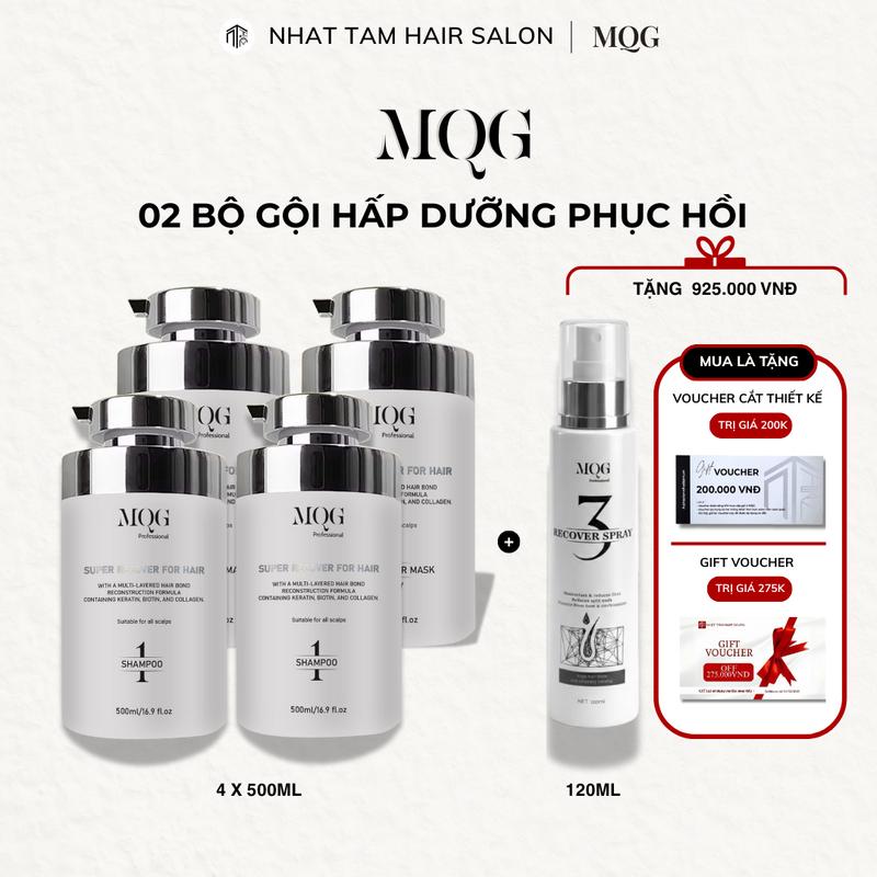 COMBO 4 2 Dầu Gội & 2 Hấp TẶNG 1 tinh chất dưỡng tóc Nhật Tâm Hair Salon