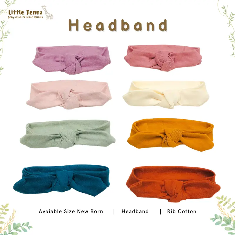 Little Jenna - Paket New Born Girl Set Complete Bayi Lahiran Cewe (Jumper, Bandana, Sarung Tangan dan Kaki) 1