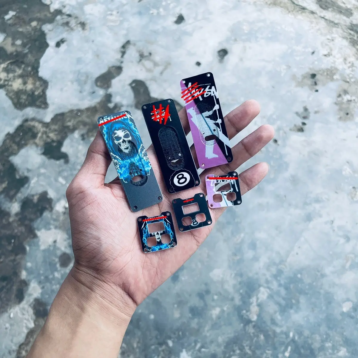 Backdoor Case inner Set Depan belakang PluseV2 Print Uv