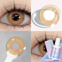 Gambar 【COD】Eyeshare Softlens Atlantis Brown (60ml  Solusi perawatan) 14.5mm Lensa Kontak Untuk Mata Besar Lensa  Use 12 Months Soflen - Brown dari EyeshareOfficial Kab. Tangerang 2 Tokopedia