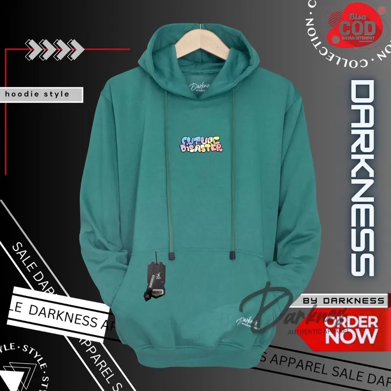 sweater hoodie darkness warna abu tua original premium suiter keren terlaris sablon simple hologram murah hight quality hodie trend pullover model korean style big size jumbo m l xl xxl jumper panjang tangan bahan tebal cotton fleece gramasi 280 bisa cod 3