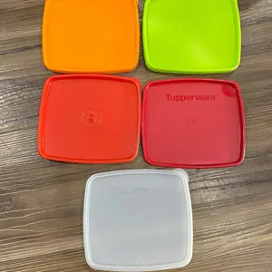 Tutup Kotak Square Round Tupperware Original
