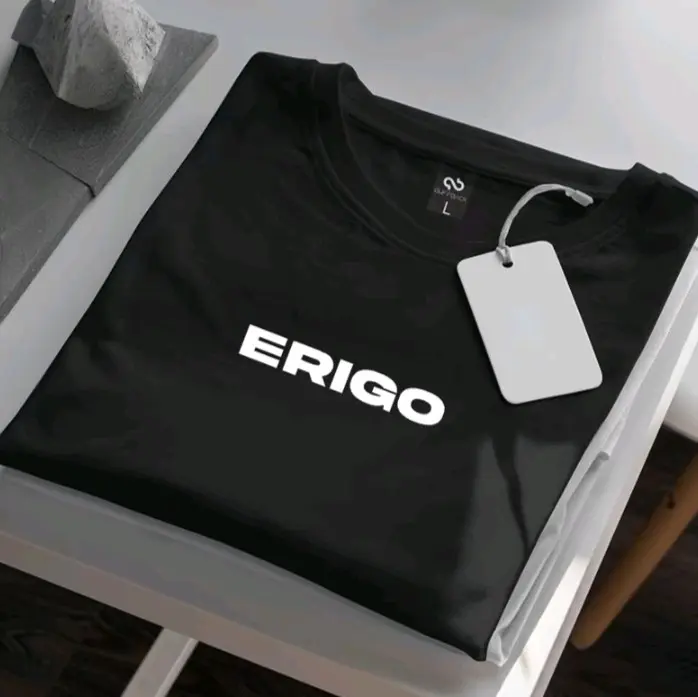 COD..! Baju Kaos Distro Erigo Tex Putih Keren Quality Kaos Cotton Combed 30s Lengan Pendek Tshirt Kaos Unisex Pria / Wanita Dewasa Trending Terbaru