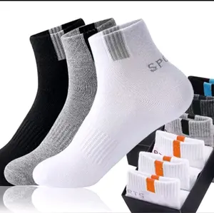 ( 3 PASANG ) KAOS KAKI OLAHRAGA PENDEK TEBAL / KAOS KAKI SPORT PRIA WANITA DEWASA TERBARU BERKWALITAS BAGUS TERMURAH