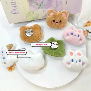 Mismi Badge Pin Bros Boneka Kucing Aksesoris Jepitan Tas Lucu - KC3A