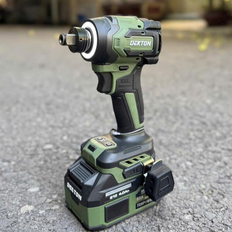 GEN 4 2in1 Máy siết bulong Bắt Vít pin 2 IN 1 21V DEKTON M21-CV268PLUS xám M21-CV268XPLUS Xanh olive GEN 4 lực 268N.m motor brushless chân M21 phổ thông - TẶNG HỘP MŨI VÍT