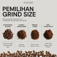 Gambar Kopi Arabika Lintong Sumatera Full Wash 200gr Filter Roast Biji Kopi Specialty Grade V60 Manual Brew Bergamot Karamel dari KOFIND Coffee co. Kota Surabaya 4 Tokopedia