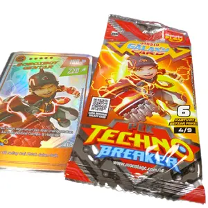 Pack Kartu BoBoiBoy Monsta Galaxy Card Pek Techno Breaker 4/9 BoBoiBoy Gentar Tier S Foil  (SEALED)